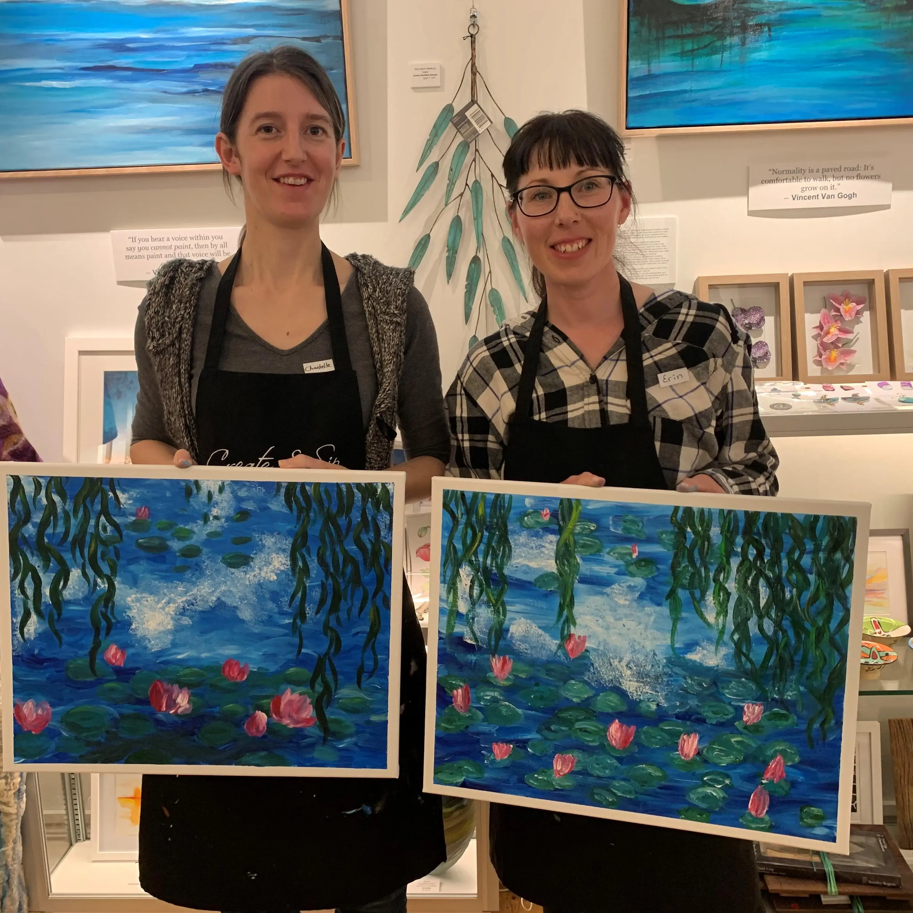 Monet's Garden Finished paintings