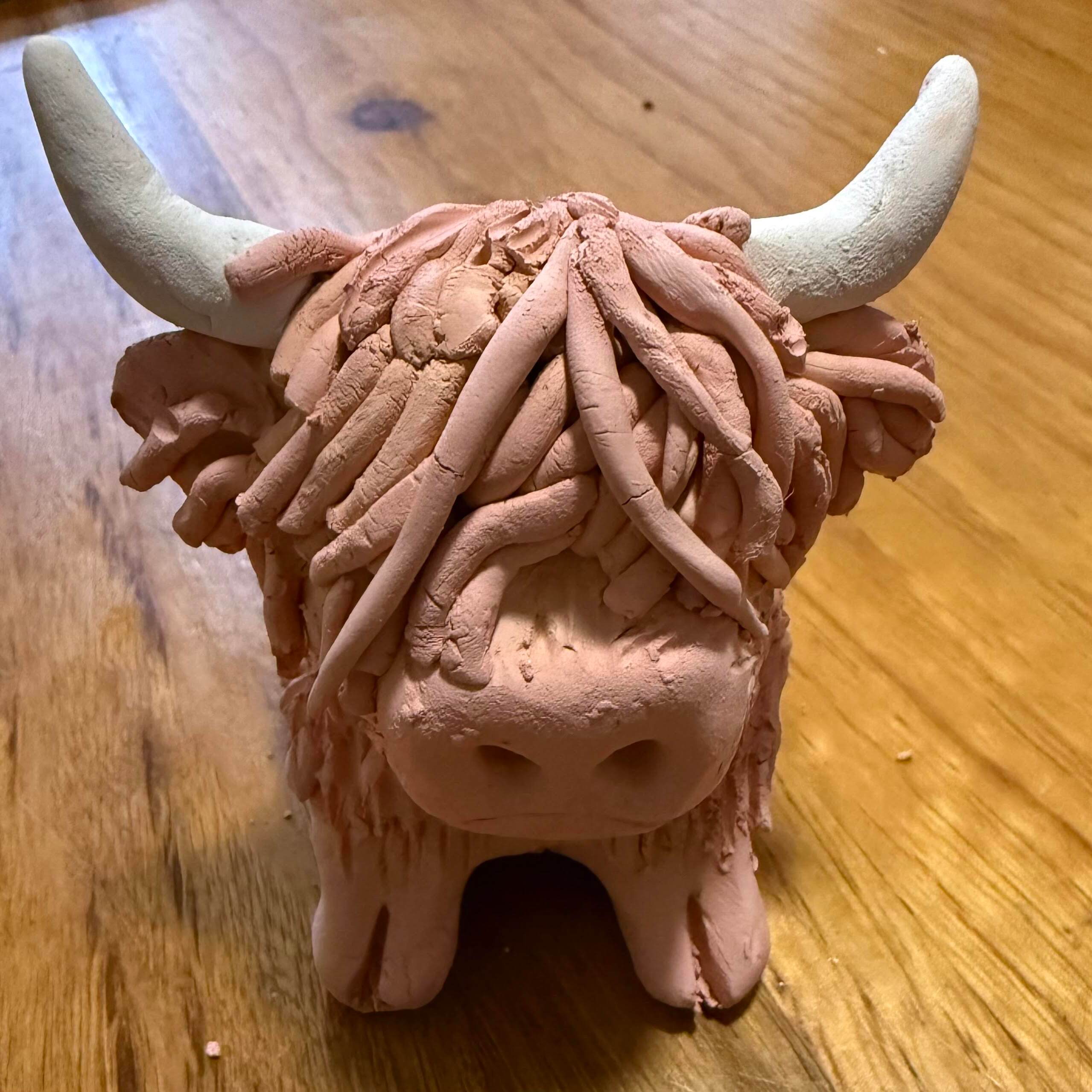 Clay Highland Cow KN