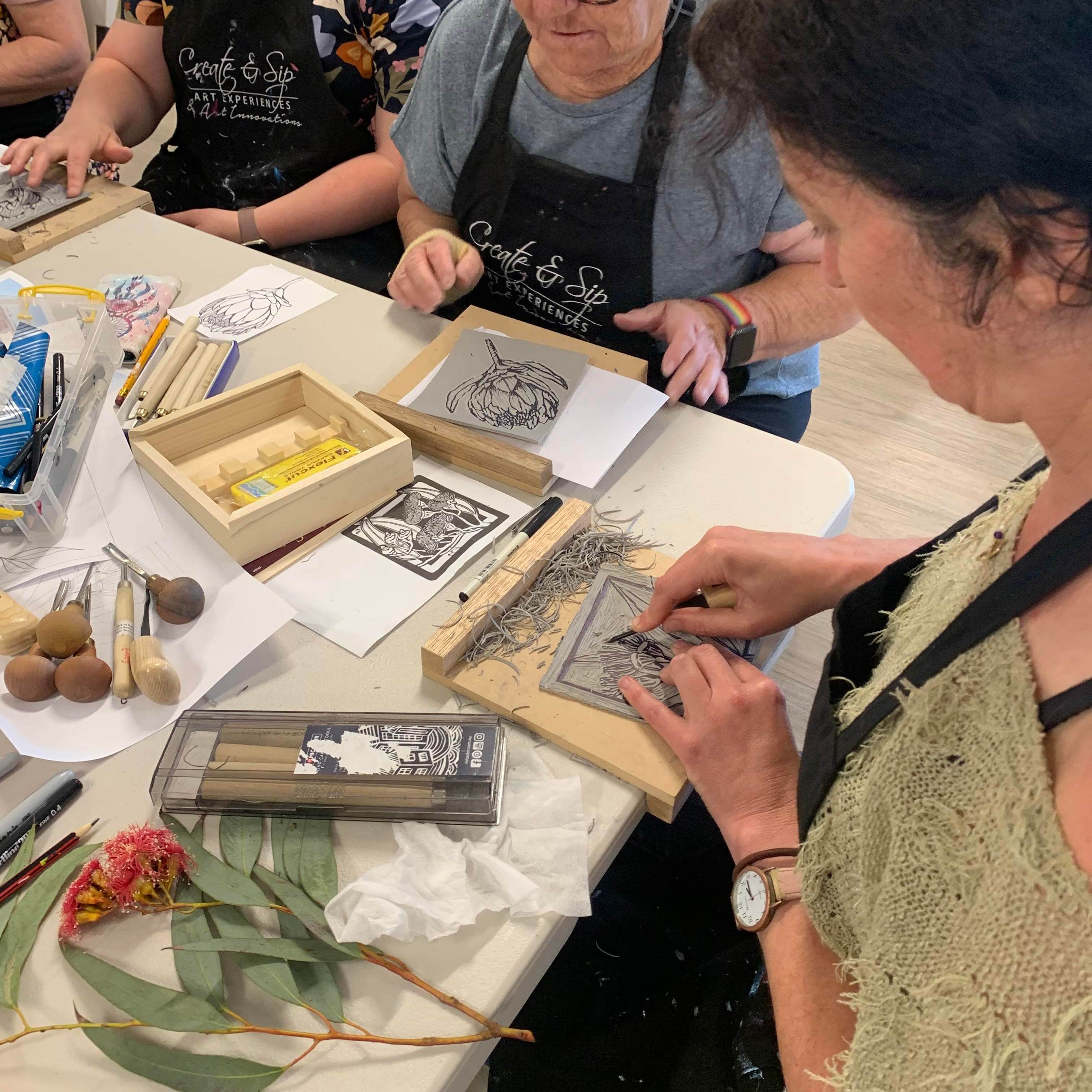 Linoprinitng workshop 3