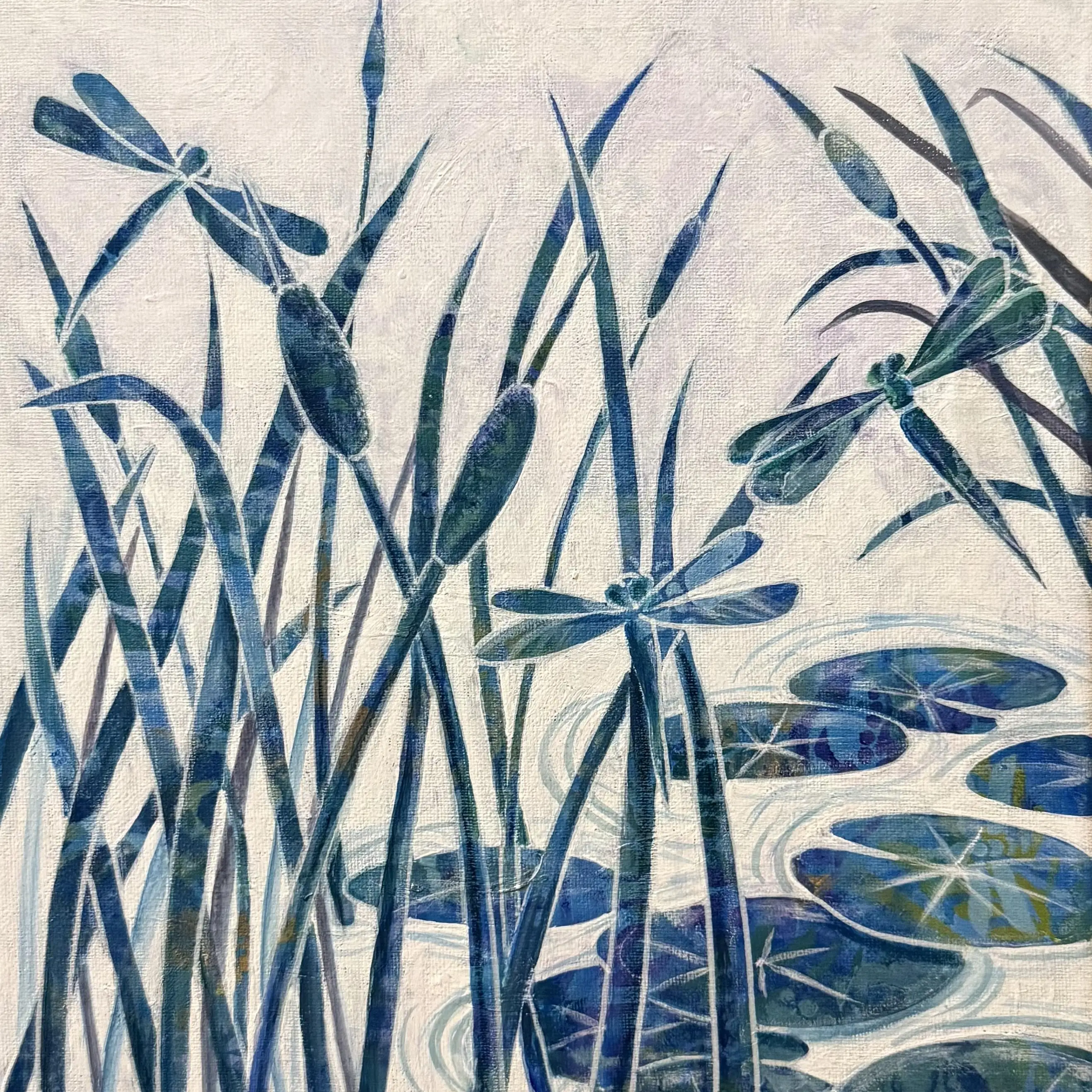 Dragonfly Painting in the negative
