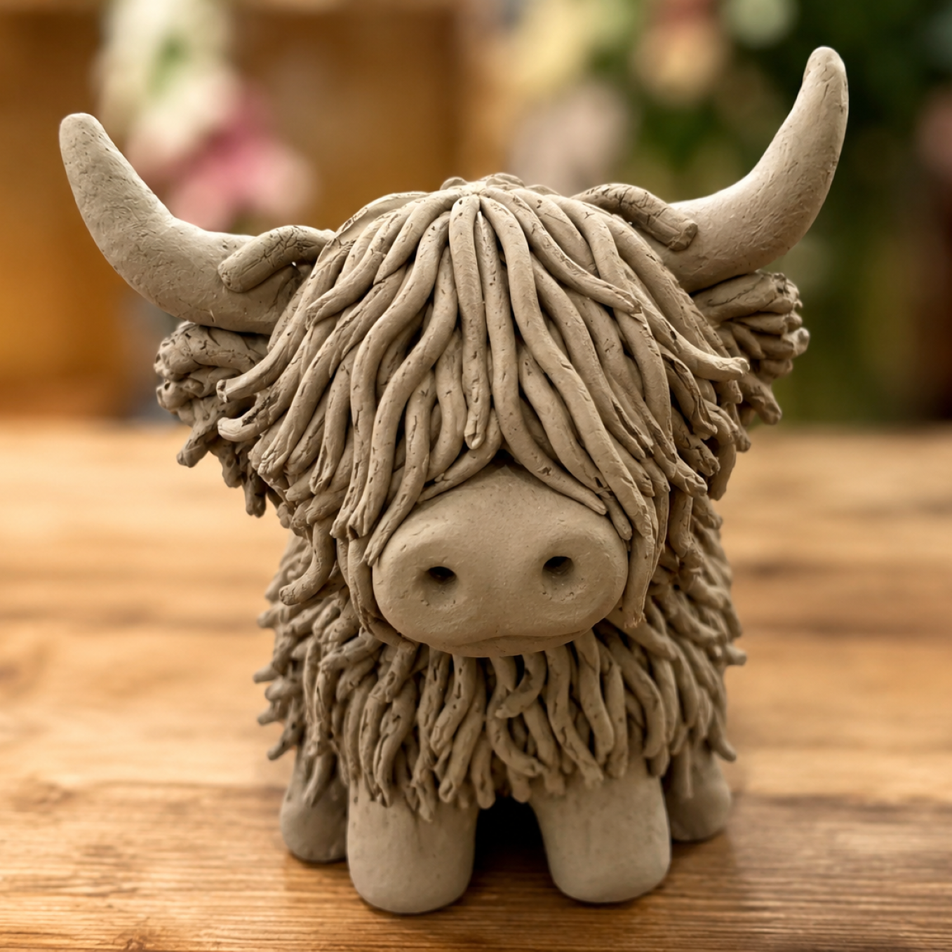 Clay Highland Cow KN 1